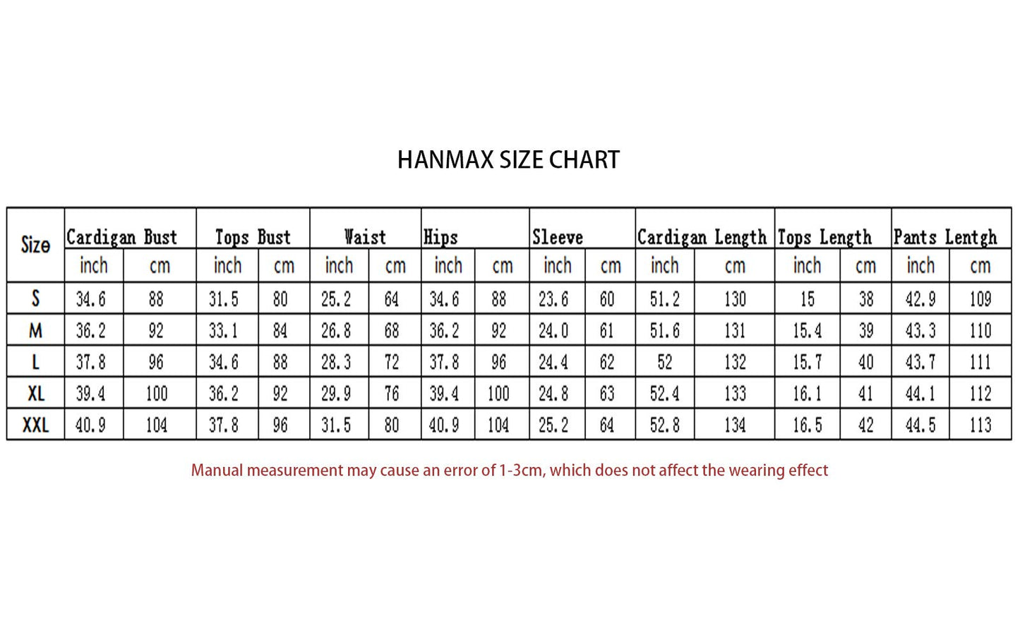 HANMAX Women's Tracksuit Winter Autumn Knitted Long-sleeved Blazer Coat Tank Long Pants Three Piece Sets Outfit