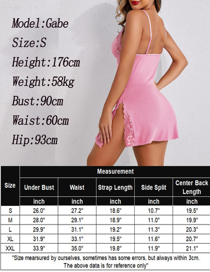 Avidlove Women's Lingerie Sexy Nightwear Spaghetti Strap Nightgown Babydoll Chemise