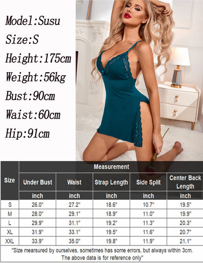 Avidlove Women's Lingerie Sexy Nightwear Spaghetti Strap Nightgown Babydoll Chemise